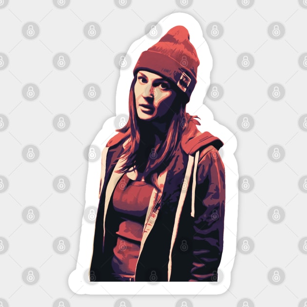 Nicole Haught Colorful Vector Graphic - Wynonna Earp Season 4 Sticker by viking_elf